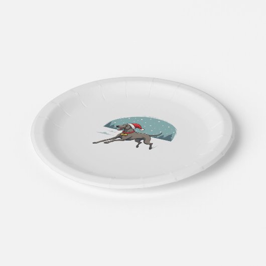 Assiettes En Carton Greyhound Festive Sprint (Angle)