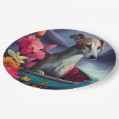 Assiettes En Carton Greyhound sur une rame : une aventure Pittoresque (Angle)