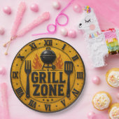 Assiettes En Carton Grill Zone BBQ Grill Master Kitchen Rustic (Fête)