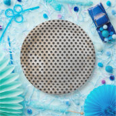 ASSIETTES EN CARTON GRILLE EN MÉTAL (Fête)