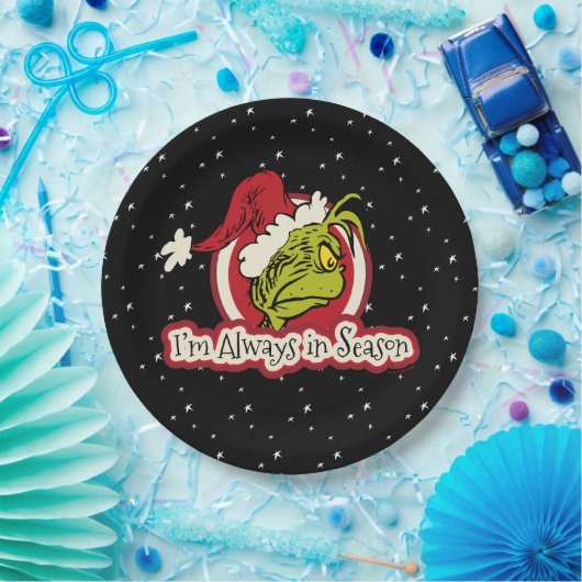 Assiettes En Carton Grille | Je suis toujours en saison (Fête)