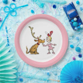 Assiettes En Carton Grille | Max & Cindy Lou Qui (Fête)