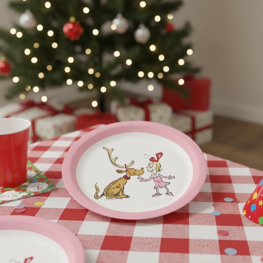 Assiettes En Carton Grille | Max & Cindy Lou Qui