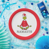 Assiettes En Carton Grille | Namaste Santa Claus (Fête)