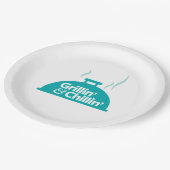 Assiettes En Carton Grillin et Chillin (Angle)