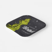 Assiettes En Carton Grinch Chalkboard Anniversaire (Angulaire)