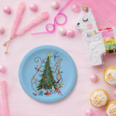 Assiettes En Carton Grinch classique | Arbre de Noël (Fête)