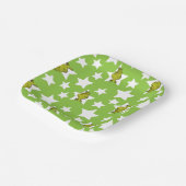 Assiettes En Carton Grinch Peeking Star Pattern (Angulaire)