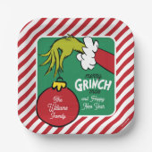 Assiettes En Carton Grinch | Personalized Ornament (Recto)