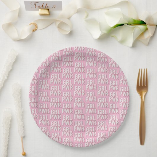 ASSIETTES EN CARTON GRL PWR (Mariage)