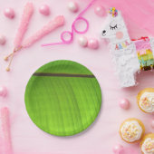 Assiettes En Carton Gros plan de la feuille de banane (Fête)