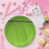 Assiettes En Carton Gros plan de la feuille de banane (Fête)