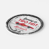 Assiettes En Carton Grossesse deux rapide Red Race Car Boy 2e annivers (Angle)