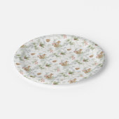 Assiettes En Carton Grotte d'hiver Forêt boisée Cute (Angle)