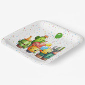 Assiettes En Carton Groupe Cactus avec Party Confetti (Angulaire)