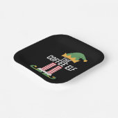 Assiettes En Carton Groupe de jumelage famille elfe café Noël (Angulaire)