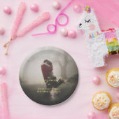 Assiettes En Carton Groupe d'engagement mariage Ajouter une plaque de  (Fête)