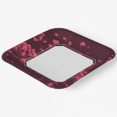 Assiettes En Carton Grue en papier rose Origami Fleur de cerisier (Angulaire)