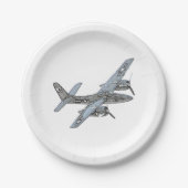 Assiettes En Carton Grumman F7F Tigercat (Devant)