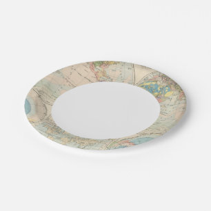 Assiettes En Carton Grund u Boden - Carte de l'Atlas du sol