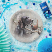 Assiettes En Carton GSP Hunting Art – Precision, Passion, and Pheasant (Fête)