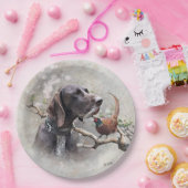 Assiettes En Carton GSP Hunting Art – Precision, Passion, and Pheasant (Fête)