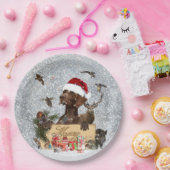 Assiettes En Carton Gsp, Noël de chien (Fête)