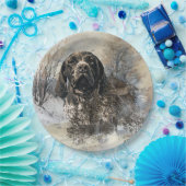 Assiettes En Carton GSP, pointeur allemand à courte portée (Fête)