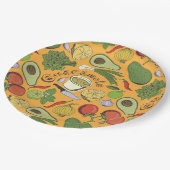 Assiettes En Carton Guacamole (Angle)