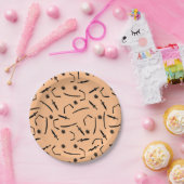 Assiettes En Carton Guerrier de Cute Ninja - Approvisionnement du Part (Fête)