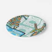 Assiettes En Carton Guerrier Maya et roi (Angle)