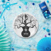 Assiettes En Carton Guitare arbre de vie et notes musicales (Fête)