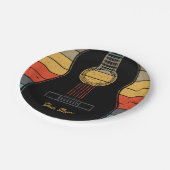 Assiettes En Carton Guitare classique (Angle)