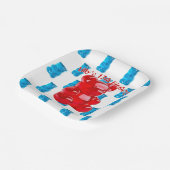 Assiettes En Carton Gummy Jelly  (Angulaire)