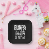 Assiettes En Carton GUNPA Comme Un Grand-Père Normal Mais Plus Amusant (Fête)