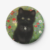 Assiettes En Carton Gustav Klimt Kitten (Devant)