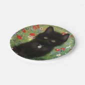 Assiettes En Carton Gustav Klimt Kitten (Angle)