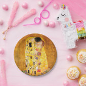Assiettes En Carton Gustav Klimt "le baiser" (Fête)