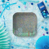 Assiettes En Carton Gustav Klimt - Rosiers sous les arbres (Fête)