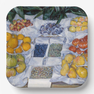 Assiettes En Carton Gustave Caillebotte - Fruits disposés sur une étag