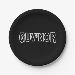 ASSIETTES EN CARTON GUV'NOR