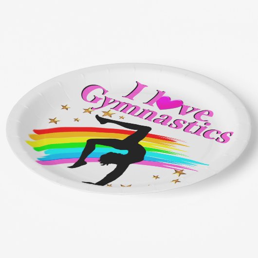 ASSIETTES EN CARTON GYMNAST SPARKLING (Angle)