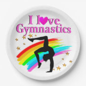 ASSIETTES EN CARTON GYMNAST SPARKLING (Devant)