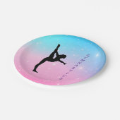 Assiettes En Carton Gymnastique Plaques en papier pastel (Angle)