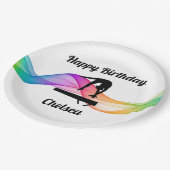 Assiettes En Carton Gymnastique poutre tourbillon joyeuse Plaques de p (Angle)