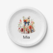 Assiettes En Carton Habillement personnalisé Anniversaire Partie II (Devant)