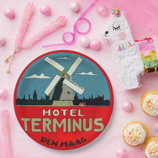 Assiettes En Carton Hage Hotel, Plaques en papier (Fête)