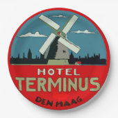 Assiettes En Carton Hage Hotel, Plaques en papier (Devant)