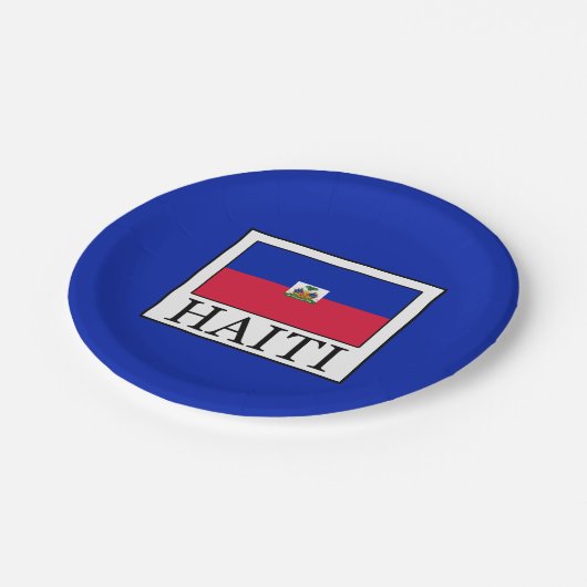 Assiettes En Carton Haïti (Angle)