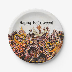 ASSIETTES EN CARTON HALLOWEEN